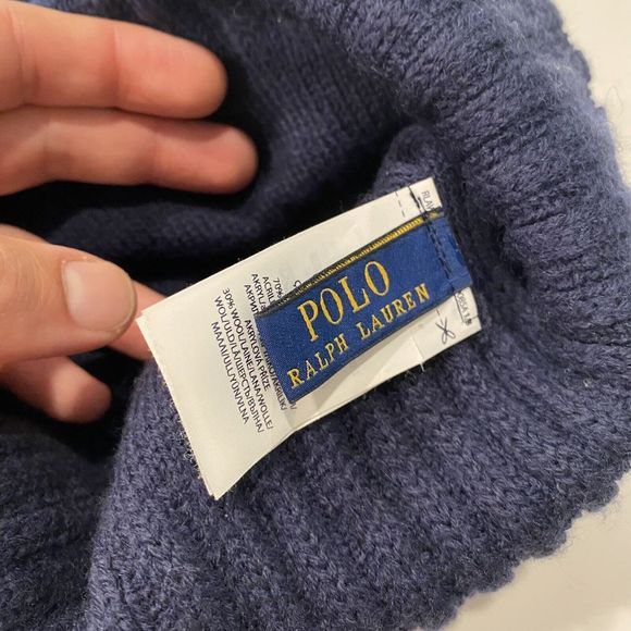 Vintage | Polo Ralph Lauren Pom Pom Hat Beanie Toque Winter Ski Colorful - Picture 4 of 4